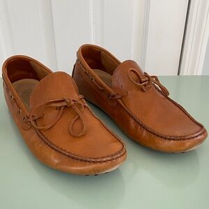 L’artigiano Sorrentino / Men’s Driving Shoes / Tan Leather / 11 (EU 44)